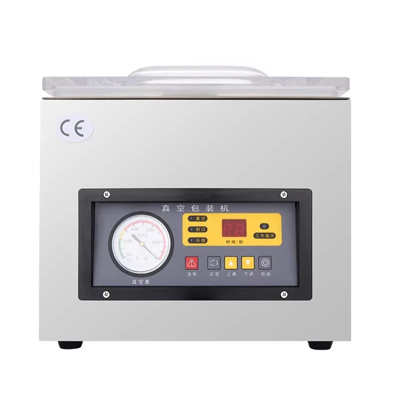 Commercial Wet and Dry Food Vacuum Sealer Packaging Machine135W Vacuum Packing Machine Fresh-keeping Plastic Sealing Machine