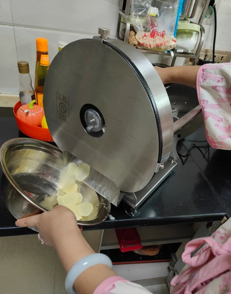 Lemon slicer Potato slicer Commercial electric automatic slicer Potato chips Fruit multi-function