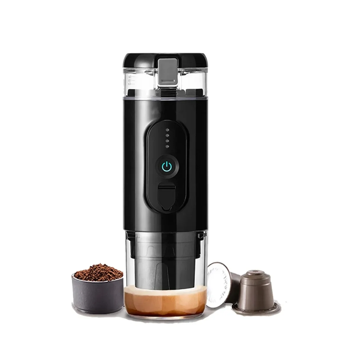 AB51 Portable Espresso Machine 7500mAh Wireless Heating, 20 Bar Electric Coffee Maker for Travel & Home