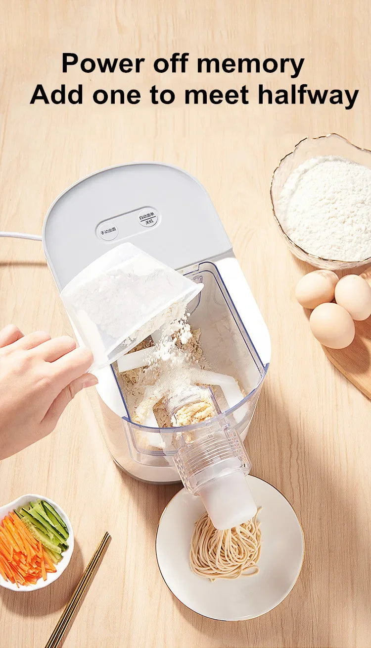 Automatic Pasta Maker Household Pasta Noodle Maker Dumpling Intelligent Noodle Making Machine Electric Dough Mixer 13 Molds