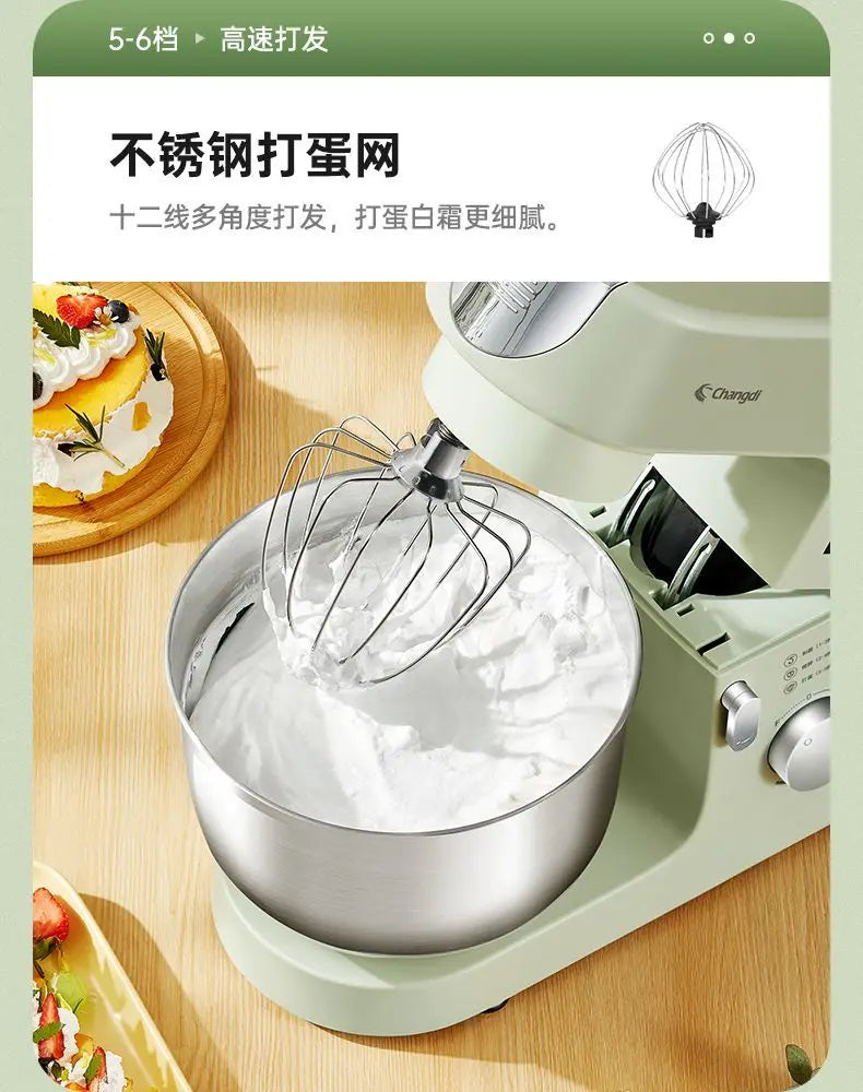 Home Stand Mixer: Multi-Function Fully Automatic Small Dough Kneader, Mixer with Fermentation