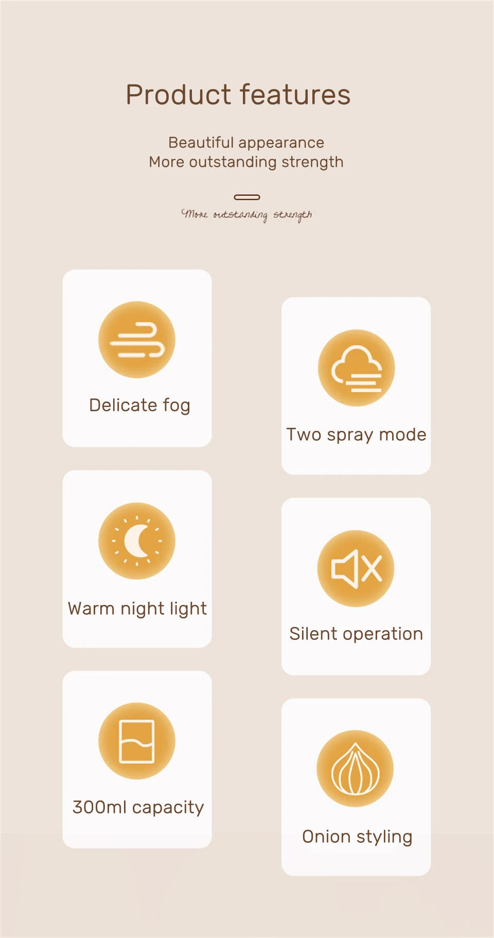 300ml USB Air Humidifier Mini Water Aroma Diffuser with Warm LED Night Light for Home Room Ultrasonic Cool Mist Humidificador