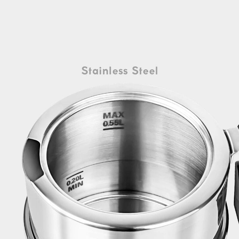110V/220V Folding Electric Kettle Switchable Voltage Kettle Travel Portable Pot 304 Stainless Steel Adjustable Temperature Pot