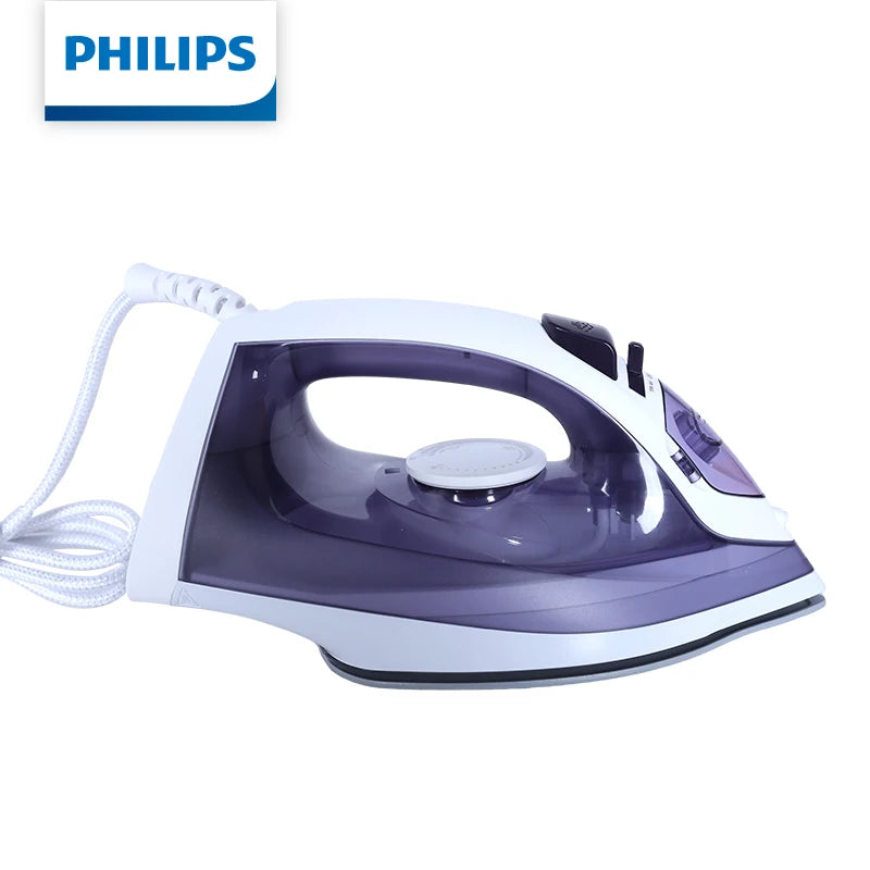 Philips Steam Iron GC1752/38 1700W Ceramic Soleplate Anti-Drip 4 Steam Setting Dry Steam Iron for Home Clothes Ironing Daily Use
