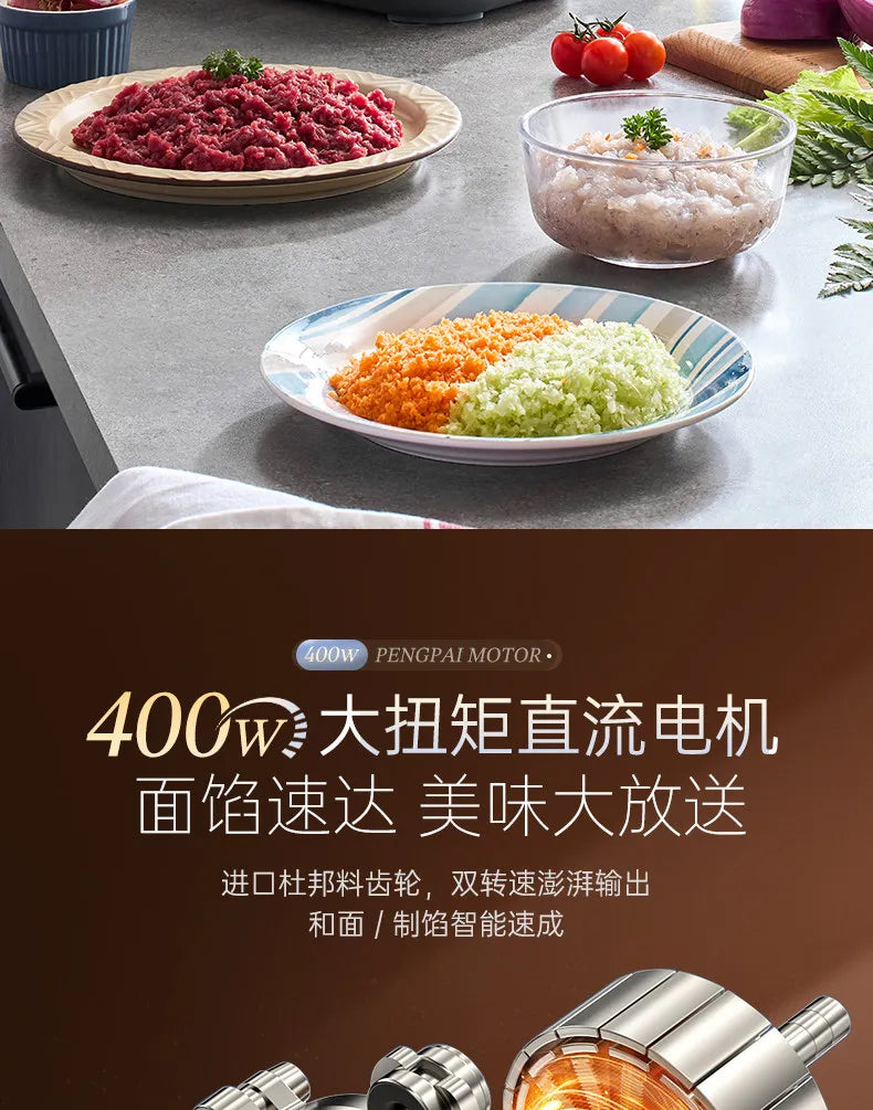 Household Multifunctional Stand Mixer Pasta Maker Dough Kneader Meat Grinder Air Fryer Food Processor