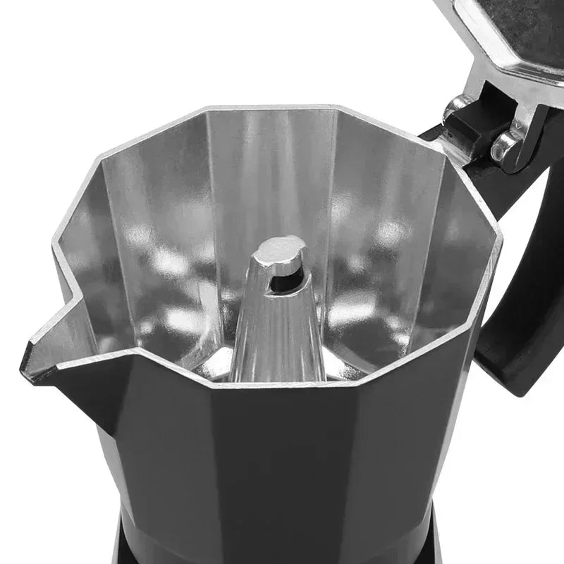 220V 300ml Aluminum Electric Mocha Pot Italian Style EU Plug-in Coffee Maker For Household Fast Convenient Electric Coffee Pot