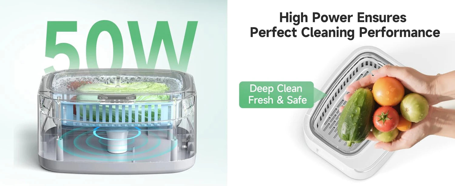 KUNPHY Ultrasonic Machine 2.5 40kHz Jewelry Cleaner Ultrasonic Bath Multifunctional for Mouthguard Razors Dental Parts Cleaning