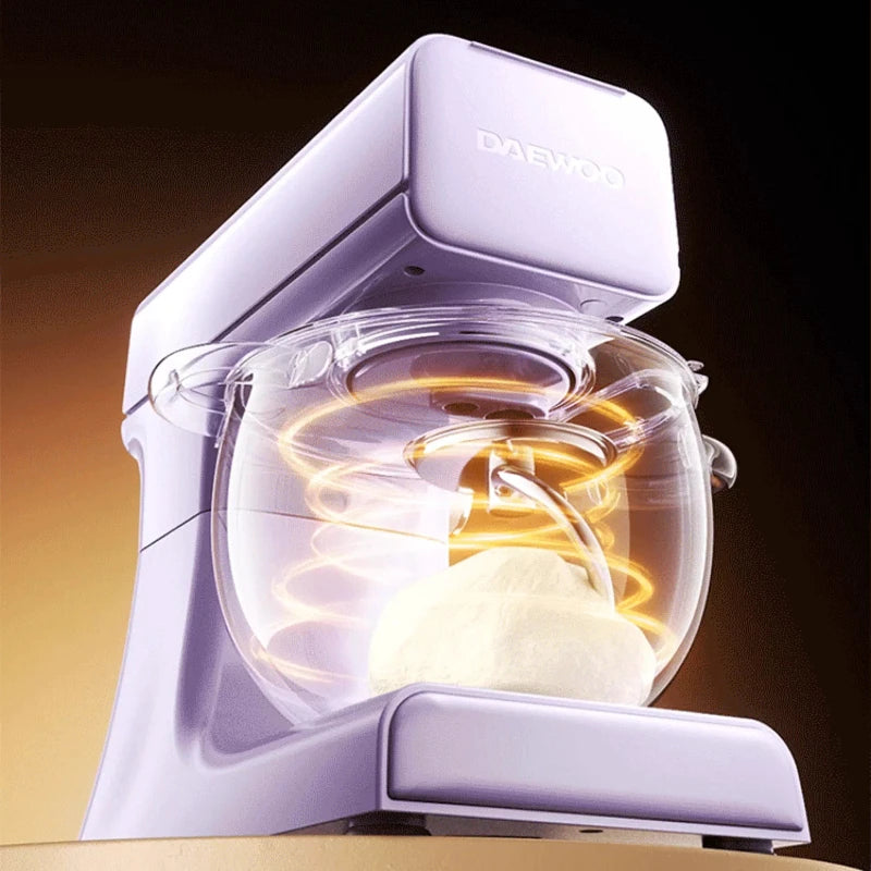 Household Small Automatic Stand Mixer All-in-One Dough Kneading & Blender Cooking Machine