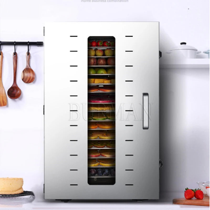 Large Household Food Fruit  Dryer High Capacity 16 Layers Dried Frame Low Noise