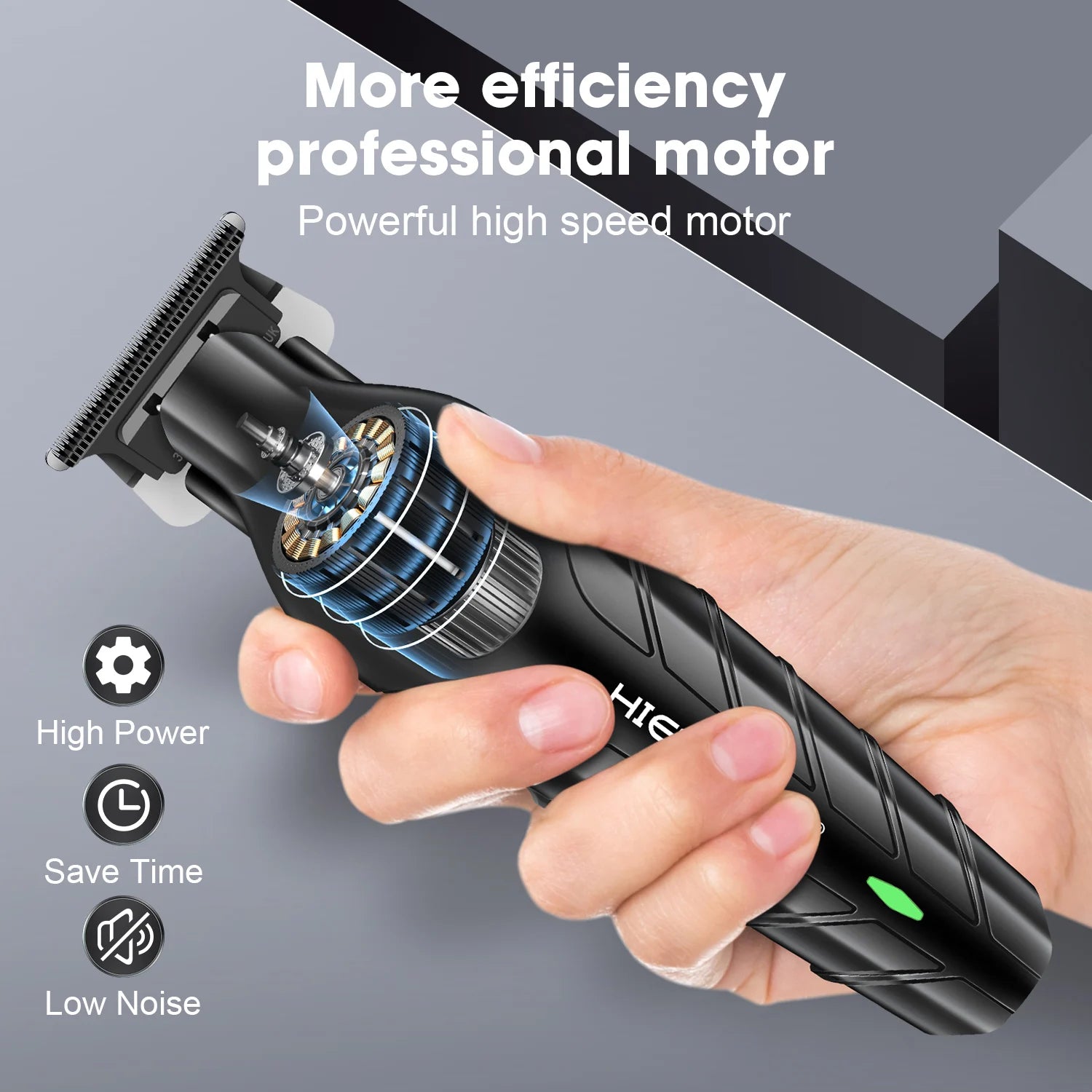 Hiena 212 Professional Hair Cutter Mans Hair Clipper Set Metal Electric Cordless Hair Trimmer for Barber LCD Display Hair Cutt