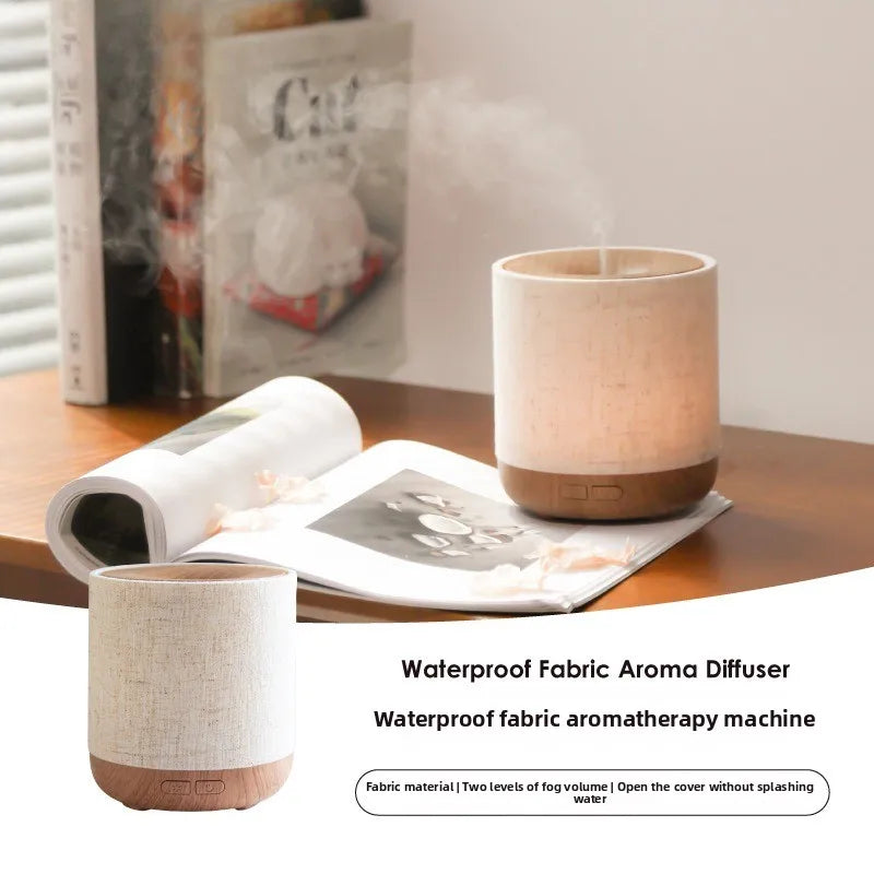 2026 New Upgraded Essential Oil Diffuser with Fabric Cover and Night Lamp Ultrasonic Aroma Diffuser  Humidifier  Lights Room