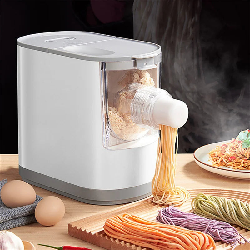 Automatic Pasta Maker Household Pasta Noodle Maker Dumpling Intelligent Noodle Making Machine Electric Dough Mixer 13 Molds