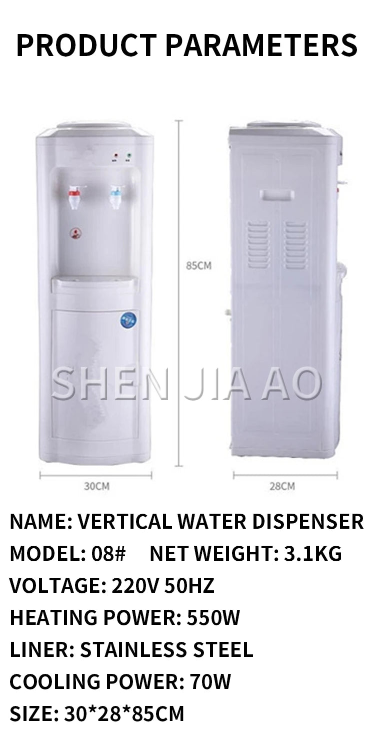 Water Dispenser 220V Water Cooler Office Fast Heating Type Water Bottle Machine Cold Warm Hot Water Dispenser Bottle Tea Bar