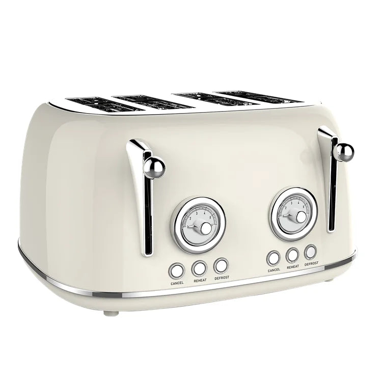 OEM Wholesale Price Commercial Smart Electric Grilled Cheese Retro Toster Toaster Bread 4 Slice