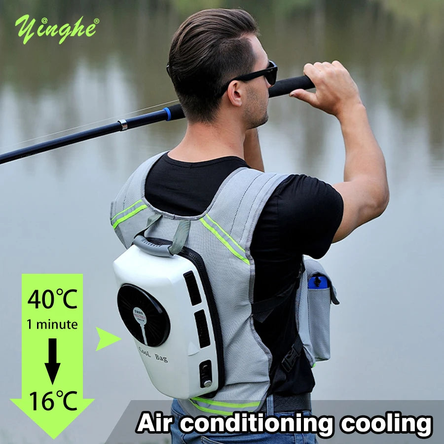 Air Conditioner Clothes Air Conditioning Vest Cloth Cooling Vest DC Micro Compressor Cooler Vortex Tube with Infinite Regulation