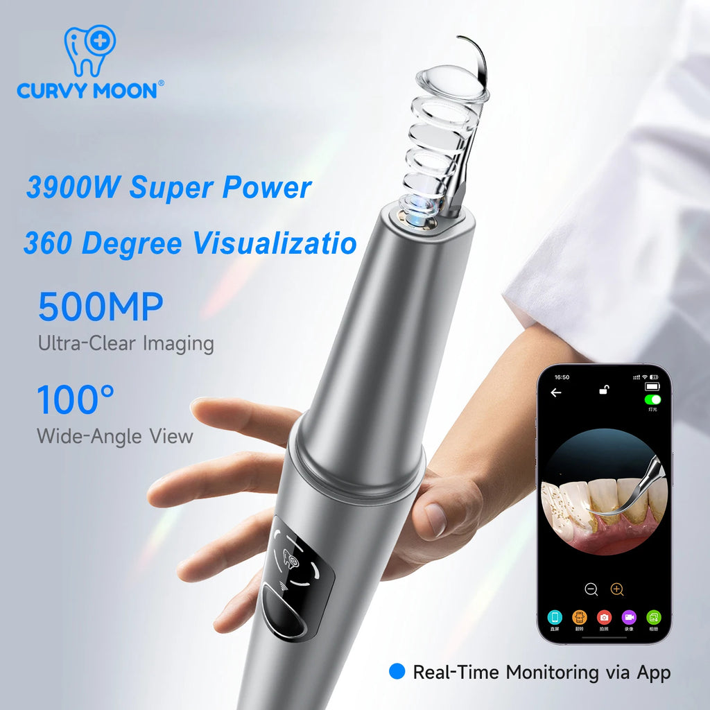 M1 Visible Electric Ultrasonic Teeth Cleaner with 500MP Camera Tartar Remover Coffe/Tobacco Stains Cleaning Teeth Whitening Tool