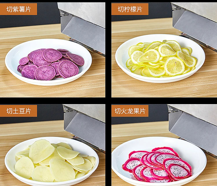 Fruit and vegetable cutter electric manual slicer potato slicer household lemon fruit slicer kitchen artifact