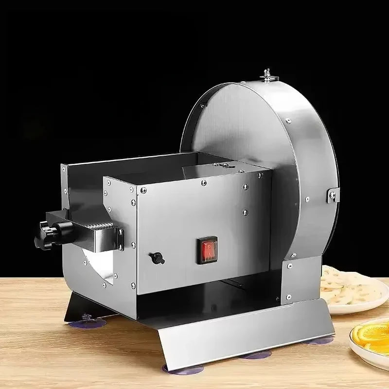 Reliable Commercial Fully Automatic Multifunctional Stainless Steel Electric Slicer for Cutting Vegetables  slicing machine