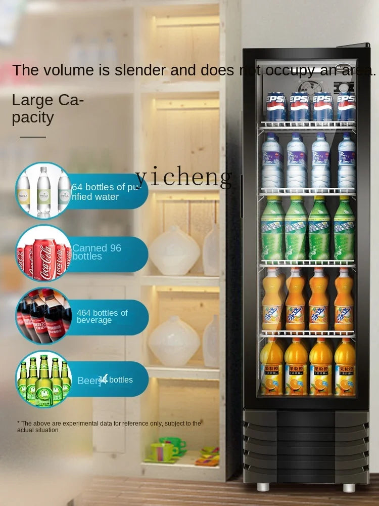 Beverage Showcase Frozen to Keep Fresh Commercial Vertical Supermarket Refrigerator Beer Cabinet