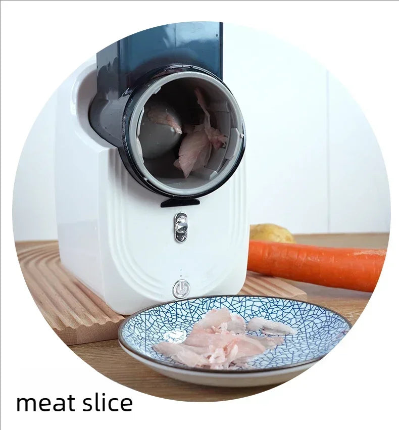 New Multi-function Vegetable Slicing Machine Household Kitchen Electric Vegetable Cutter Vegetable Slicer Shredder Automatic