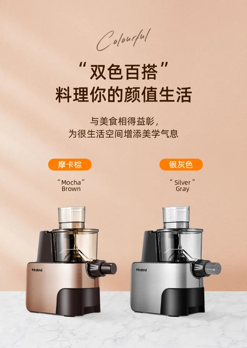 Household kitchens new automatic small  pasta machine intelligent pasta press electric beating and pasta machine