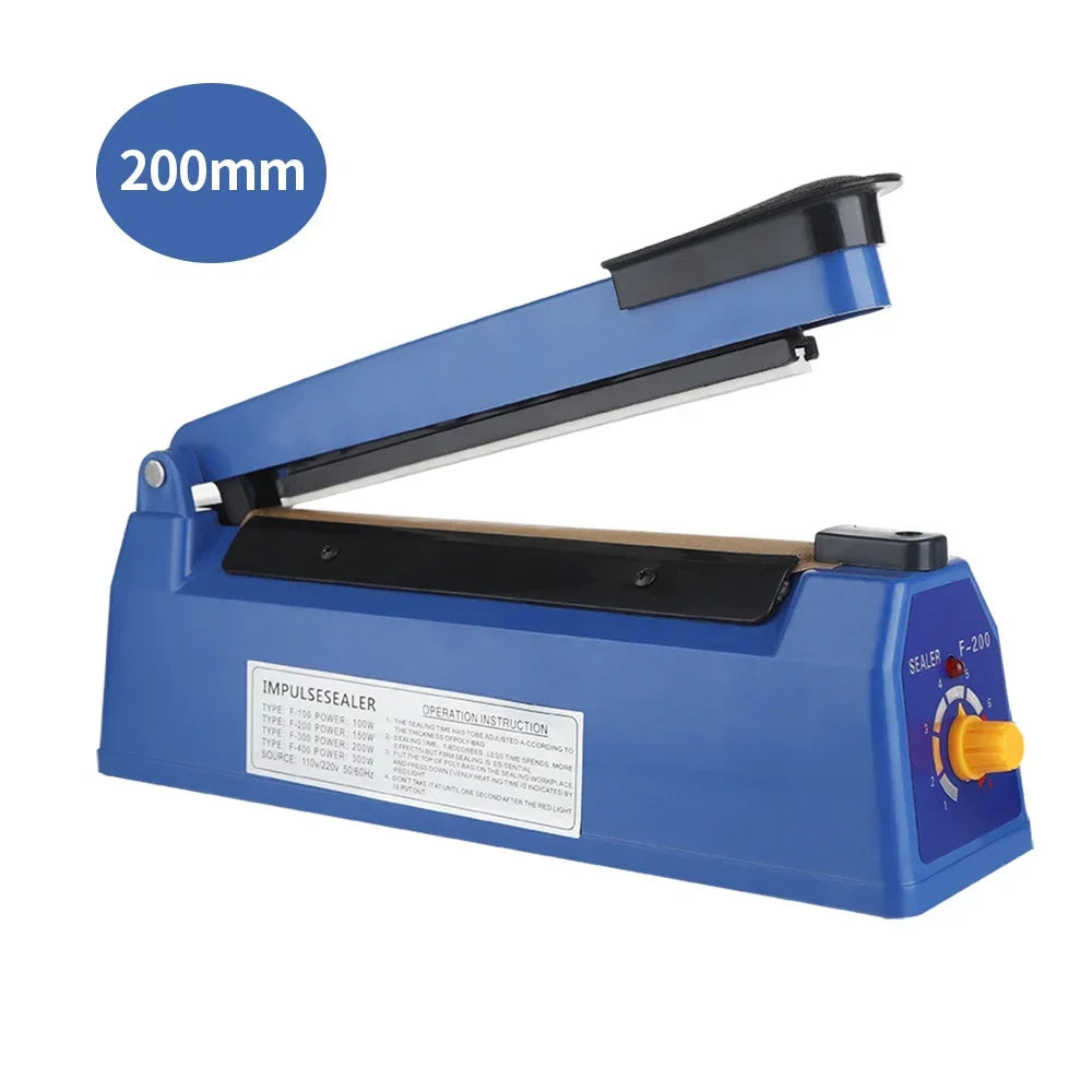 Impulse Sealer Manual Heat Sealer Machine for 8 Inch Plastic Bags Shrink Wrap Bag Sealers Vacuum Sealer Packaging Machine Food