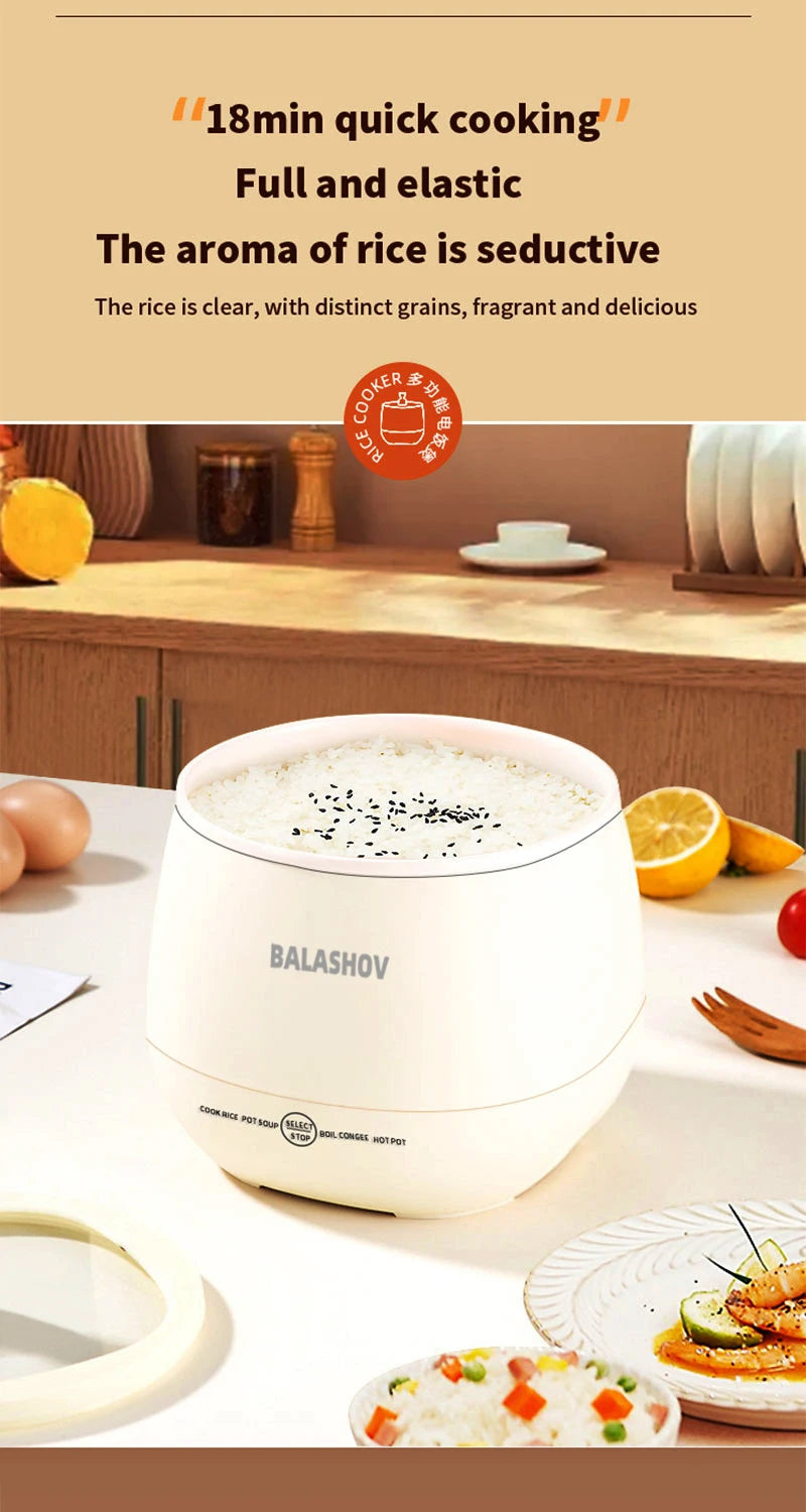 Mini Multi-function Smart Rice Cooker Small Non-Stick Cooker Ricecooker Household Multifunction Electric Cooking EU Plug