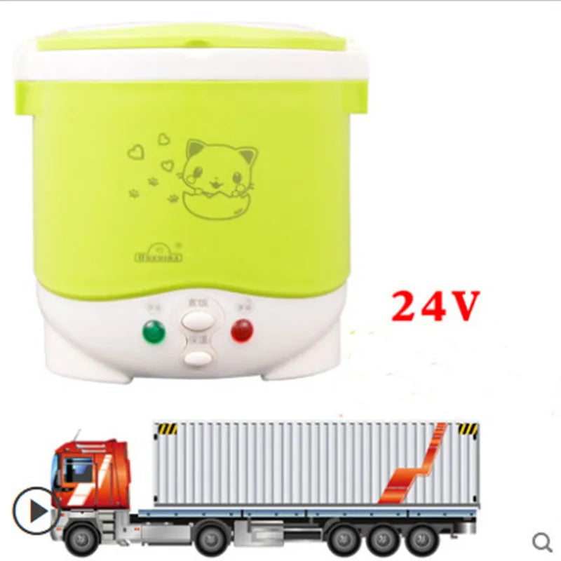 1L Electric Mini Rice Cooker MultiCookers Portable Rice Cooker Used In House 220V Or Car 12V Truck 24V Multicookings