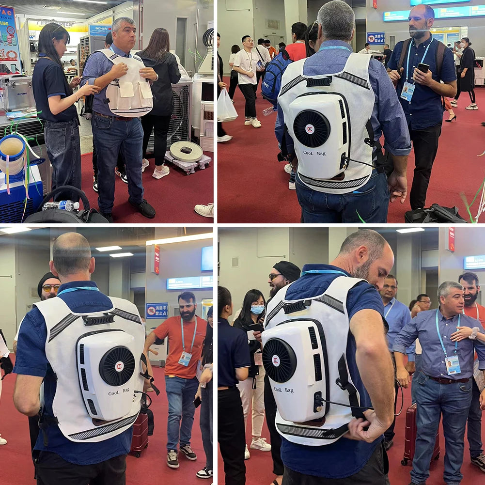 Air Conditioner Clothes Air Conditioning Vest Cloth Cooling Vest DC Micro Compressor Cooler Vortex Tube with Infinite Regulation