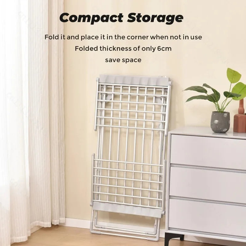 Electric Heated Clothes Drying Rack, 230W Foldable Airer with Constant Temperature for Home Use