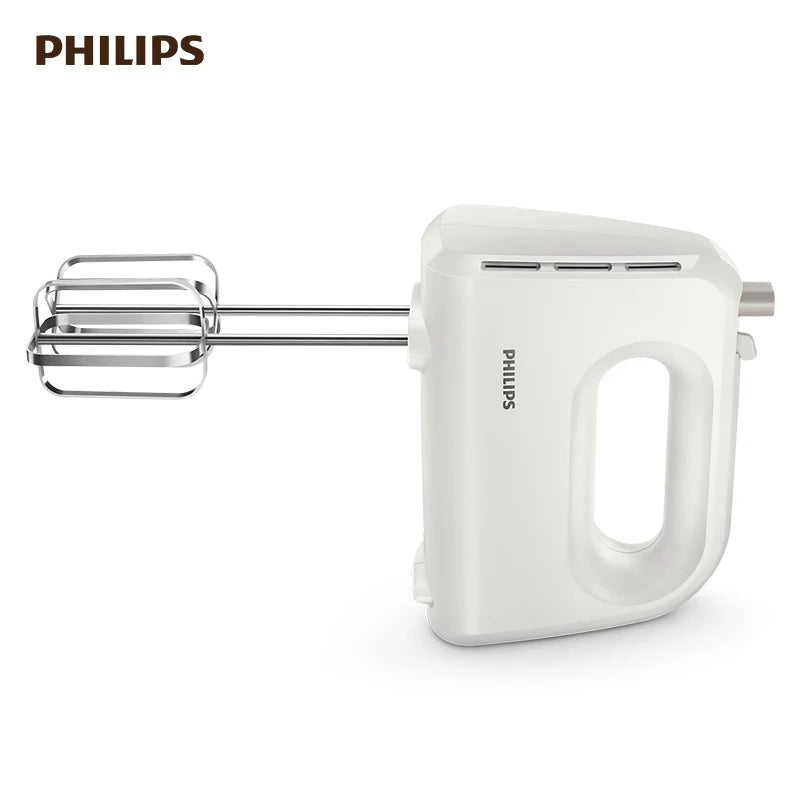 Philips Handheld Electric Egg Beater 3-Speed 2-Beater Automatic Mixer for Egg White And Cream Household Kitchen Tool HR3700