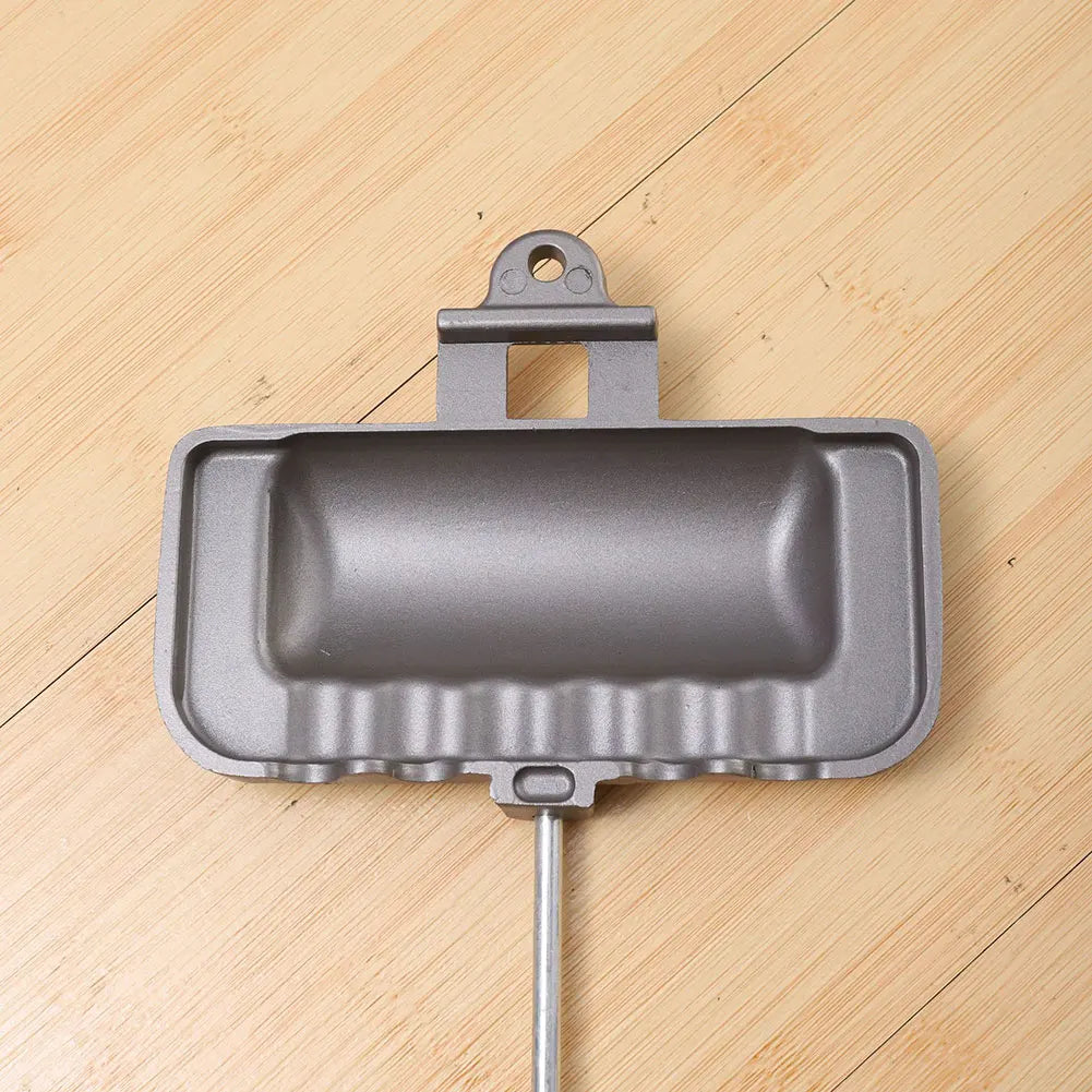 Hot Dog Toaster Non Stick Aluminum Alloy Bread Toast Breakfast Machine Sandwich Maker Waffle Pancake Baking Barbecue Oven Mold