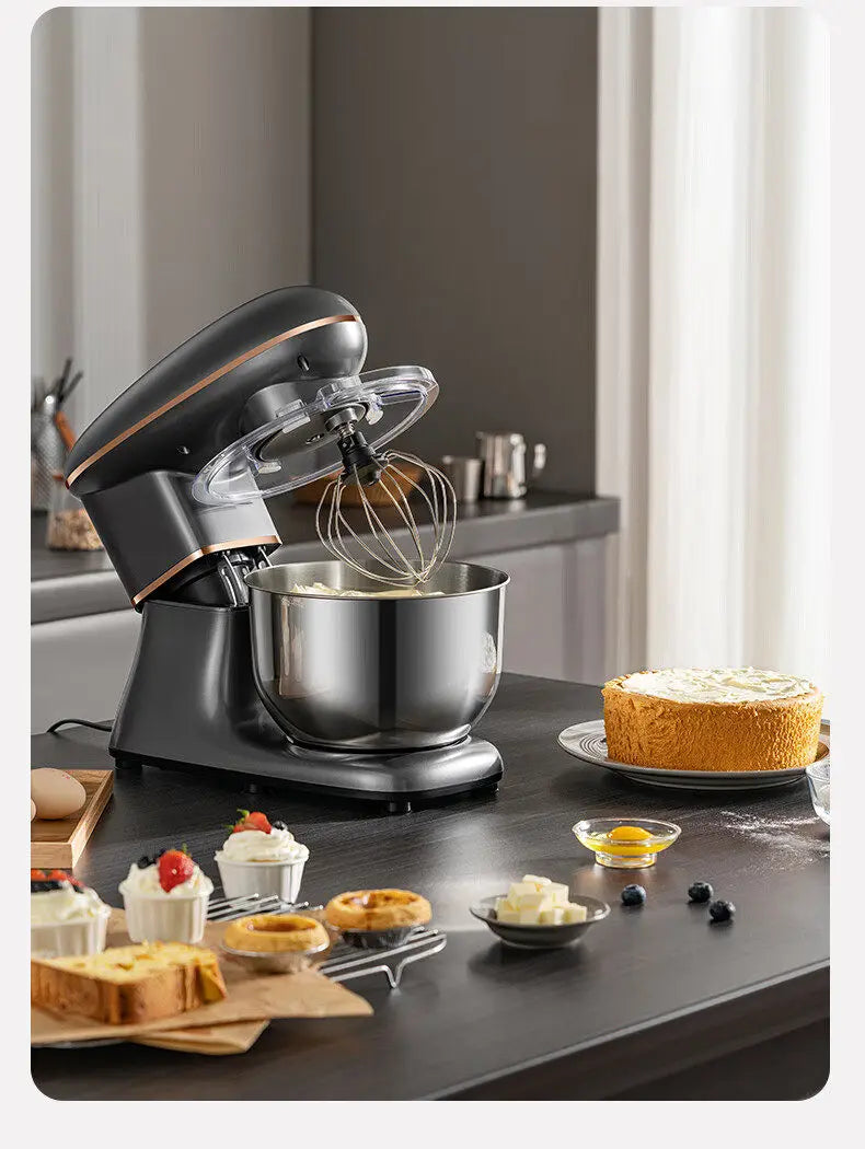 Multifunctional Stand Mixer, Automatic Dough Kneader with Fermentation Function, All-in-One Food Mixer for Home