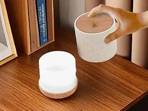 2026 New Upgraded Essential Oil Diffuser with Fabric Cover and Night Lamp Ultrasonic Aroma Diffuser  Humidifier  Lights Room