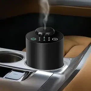 Car Waterless Essential Oil Diffuser Battery Operated Cordless Aromatherapy Diffuser With Timing 3 Mist Levels Car Diffuser