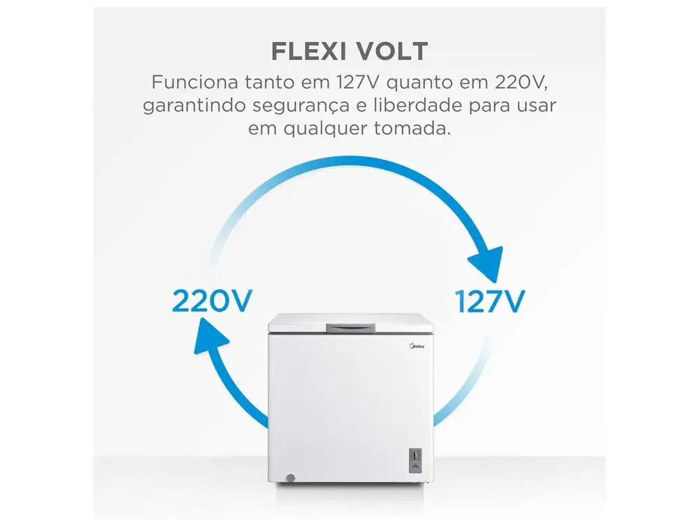 Midea 1 Door Horizontal Freezer 198L MDRC280SFZ013 - Bivolt