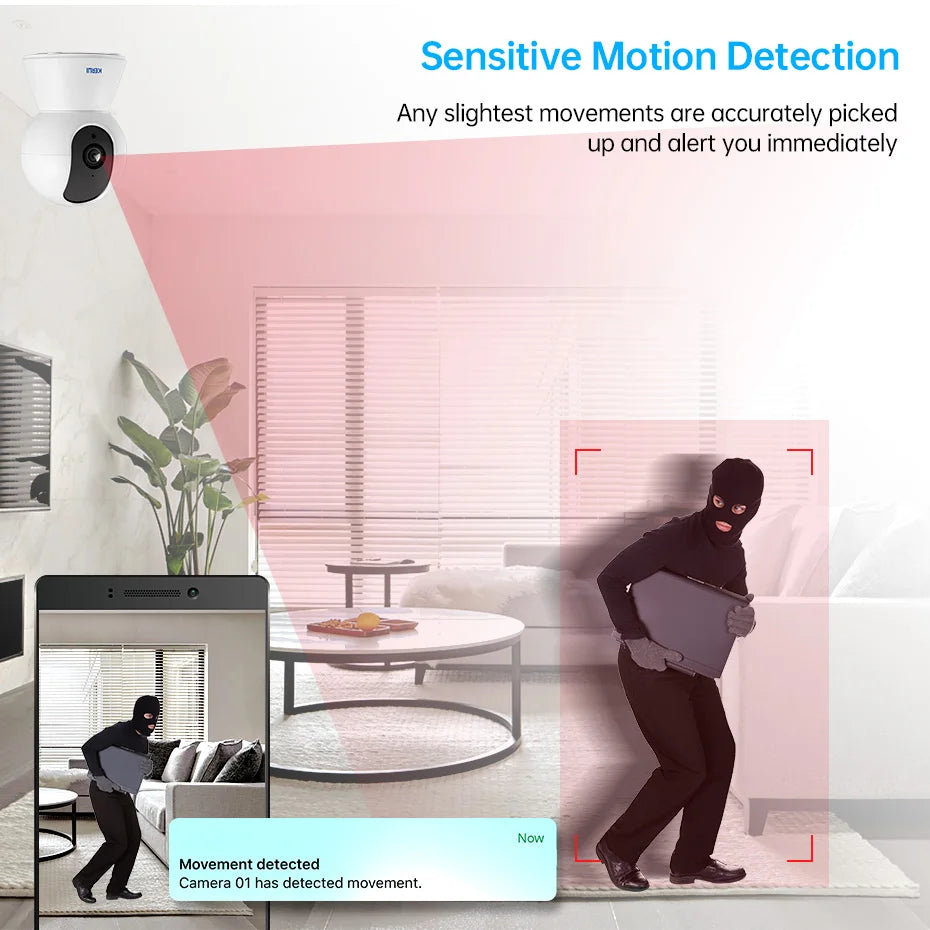 KERUI 5MP 8MP 4K HD WiFi IP Camera Indoor Wireless Security Home CCTV Surveillance Camera Works With Tuya Smart Auto Tracking
