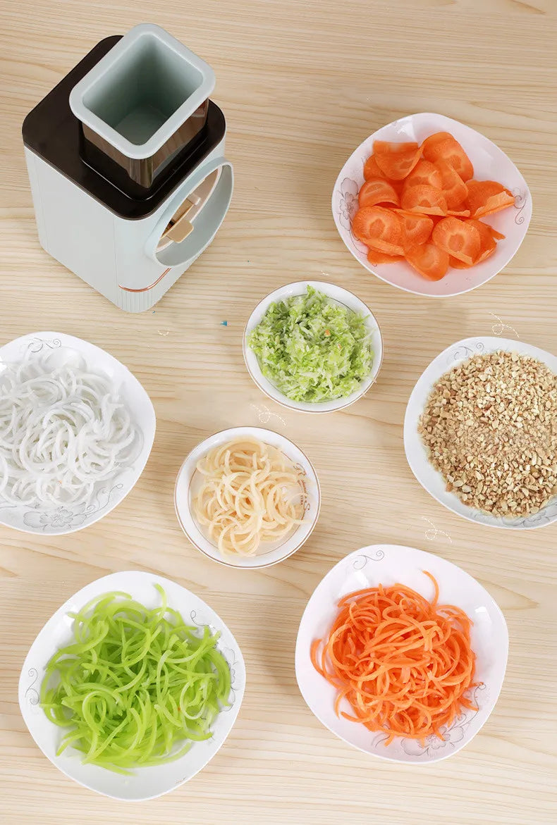 Electric Slicer Household Multifunctional Potato Chips Garlic Lotus Root Slices Cucumber Radish Shredding Vegetable Cutter