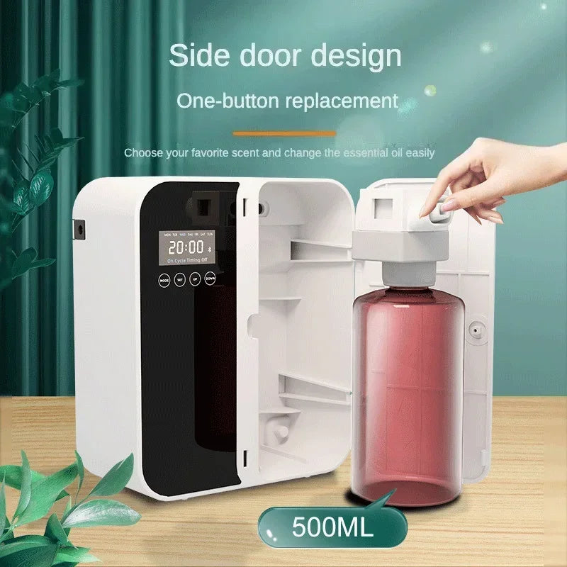 1000m³ Electric Smell Distributor Bluetooth Wall Mounted Fragrance Diffuser Professional Aroma Diffuser Electric Smell for Home