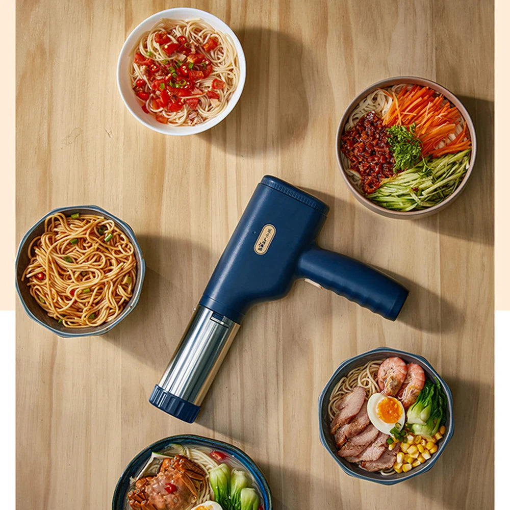 USB Cordless Electric Pasta Maker Machine Automatic Pasta Noodle Maker Portable 6 Molds for Home Kitchen Gadget 제면기 국수기계