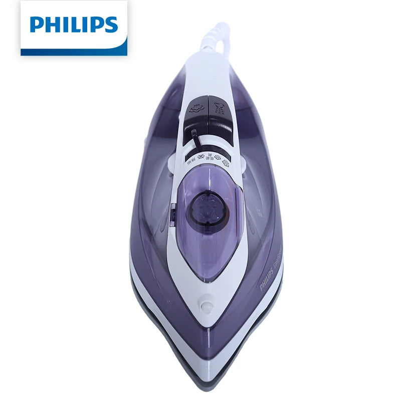 Philips Steam Iron GC1752/38 1700W Ceramic Soleplate Anti-Drip 4 Steam Setting Dry Steam Iron for Home Clothes Ironing Daily Use