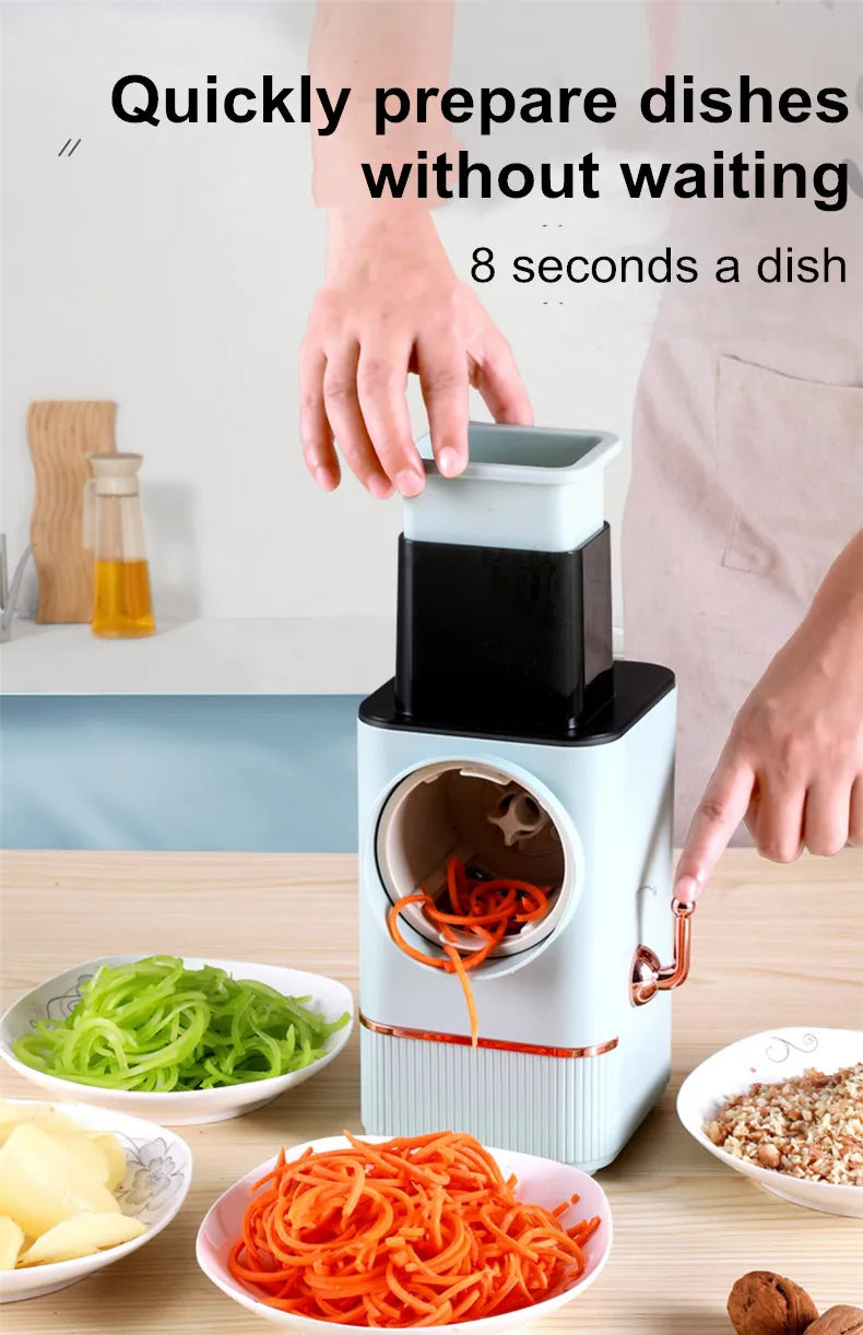 Electric Slicer Household Multifunctional Potato Chips Garlic Lotus Root Slices Cucumber Radish Shredding Vegetable Cutter