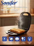 Sandwich Maker Sonifer SF-6165 1400W Electric Toastie Maker Non Stick Plates Thermostat Control Breakfast Machine Home Kitchen