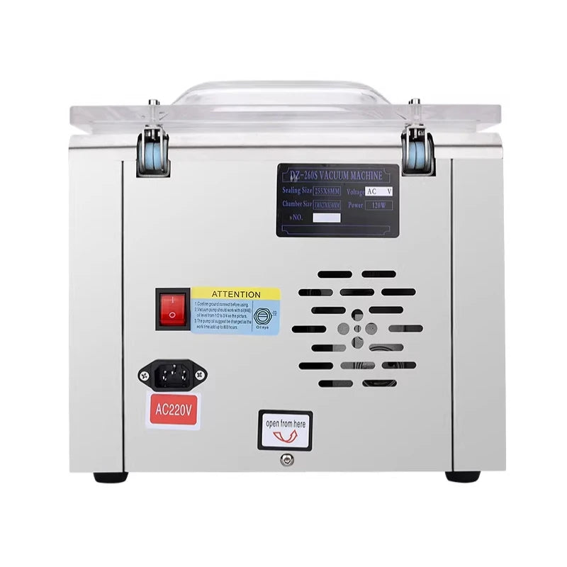 Commercial Wet and Dry Food Vacuum Sealer Packaging Machine135W Vacuum Packing Machine Fresh-keeping Plastic Sealing Machine