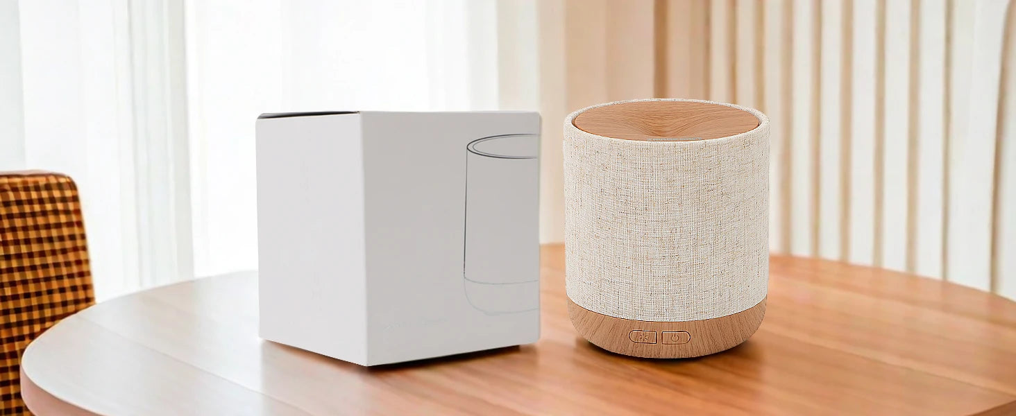 2026 New Upgraded Essential Oil Diffuser with Fabric Cover and Night Lamp Ultrasonic Aroma Diffuser  Humidifier  Lights Room