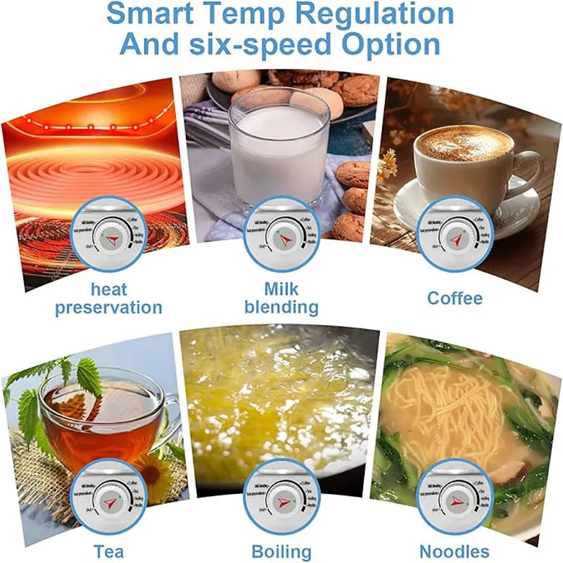 Baby Food Grade Silicone Portable Electric Kettle Folding Kettle Automatic Power-Off Electric Automatic Kettle  for Home Trip