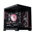 RSION Gaming PC Sea View Room AMD R5 5600 CPU RTX5060 32G RAM 1TB SSD Desktop Game Computer Assembled PC Gamer Full