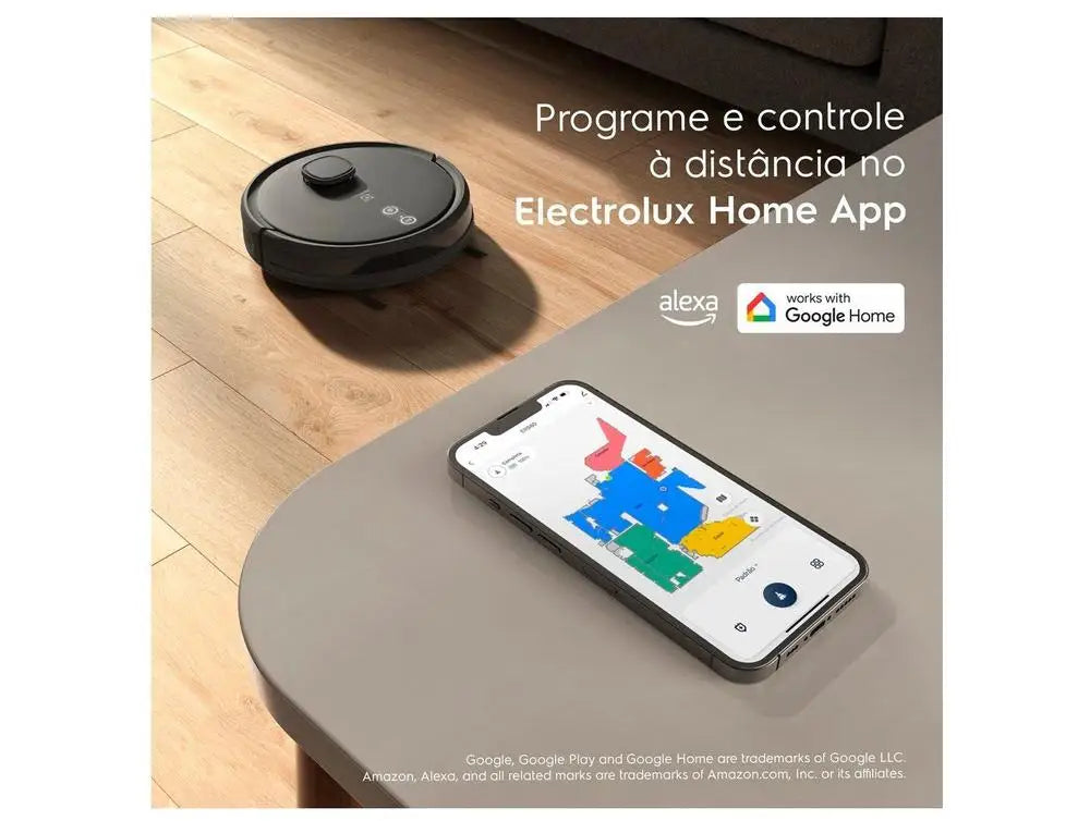 Electrolux Experience ERB60 140W Floor-Cleaning Robot Vacuum with Mapping, Alexa Compatible, Model 3016AEG0002 – Dual Voltage