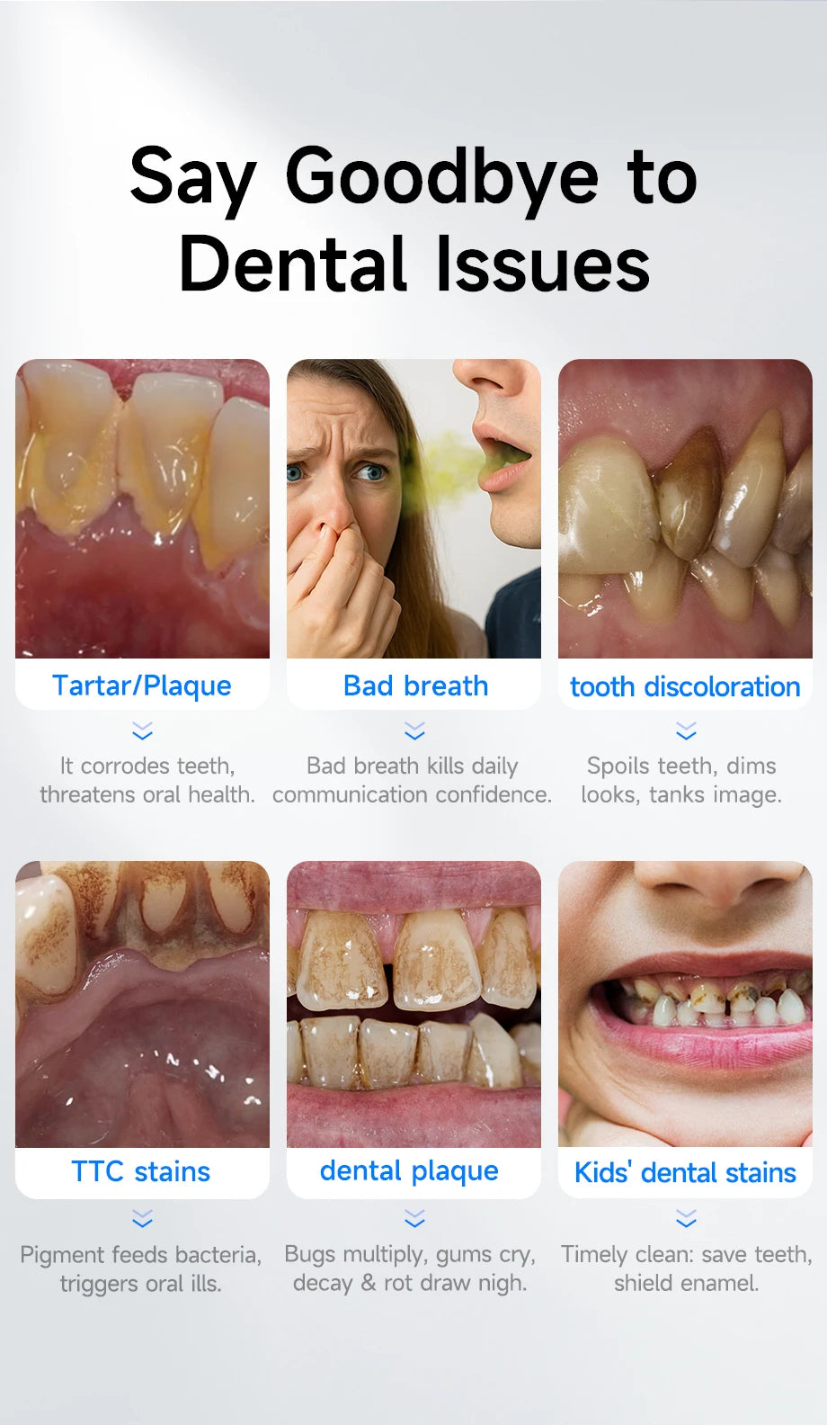 M1 Visible Electric Ultrasonic Teeth Cleaner with 500MP Camera Tartar Remover Coffe/Tobacco Stains Cleaning Teeth Whitening Tool