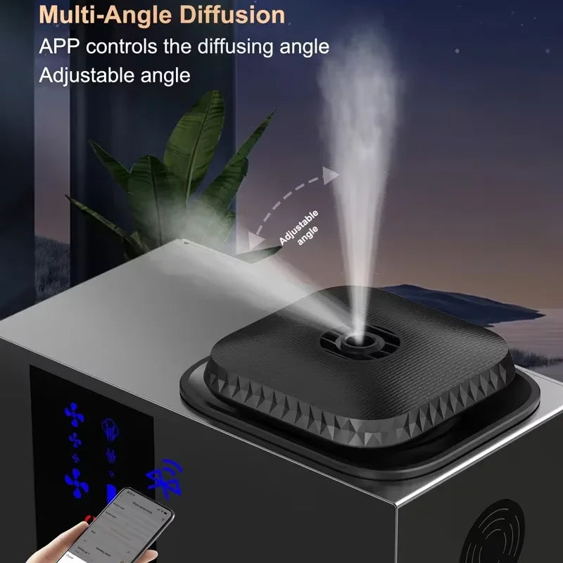 900m³ Professional Aroma Diffuser Bluetooth/wifi Smell Distributor Electric Smell for Home HVAC Waterless Essential Oil Diffuser